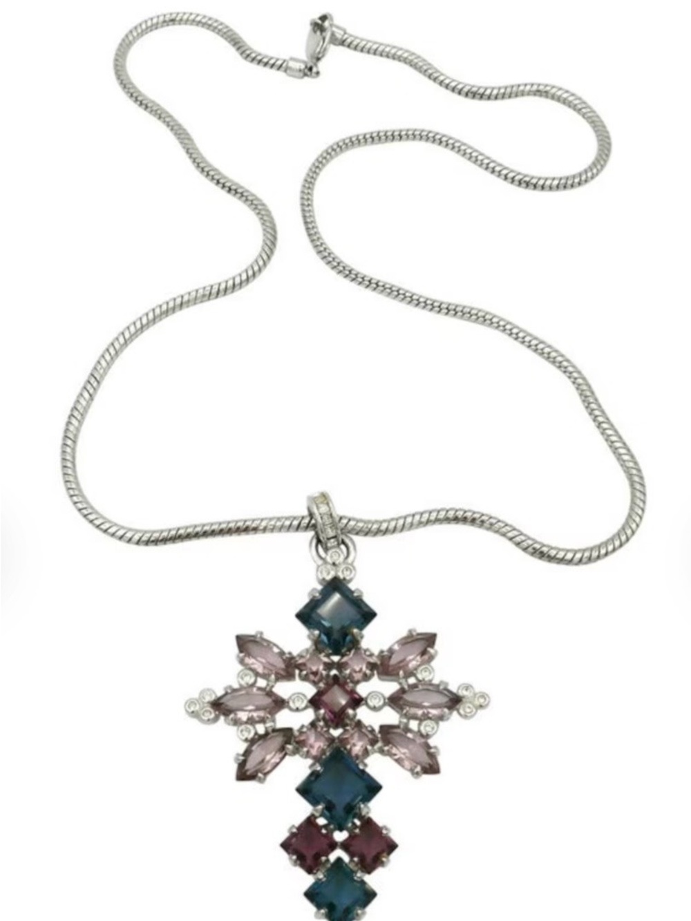 Christian Dior vintage cross Pendant necklace